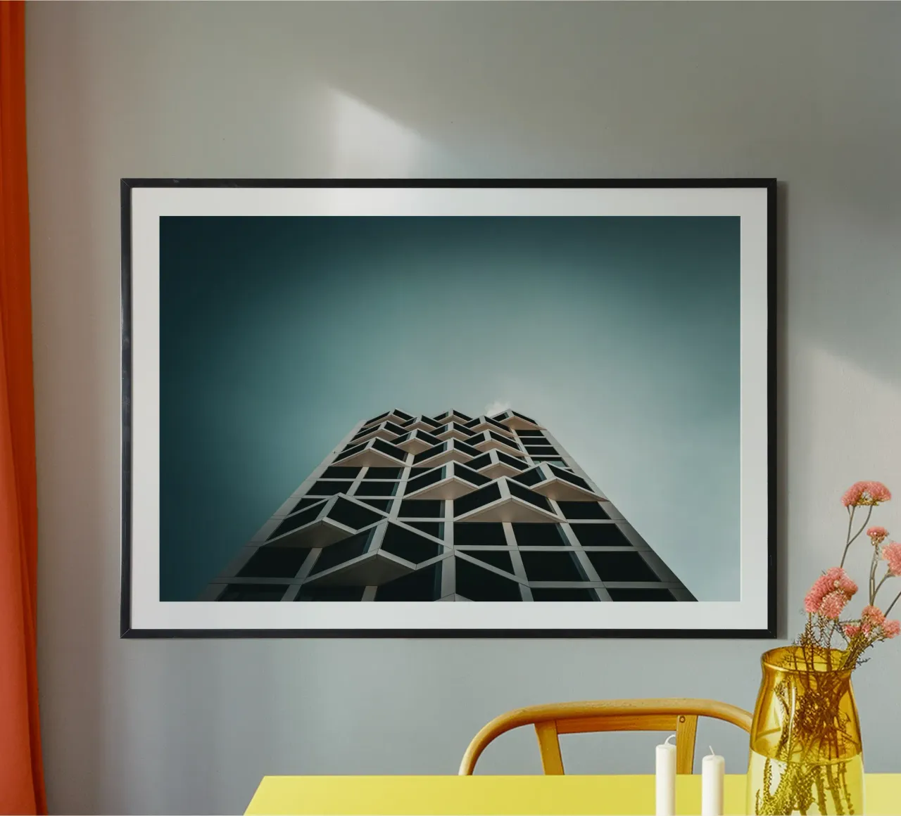 Abstract Architecture poster van Flo Klein