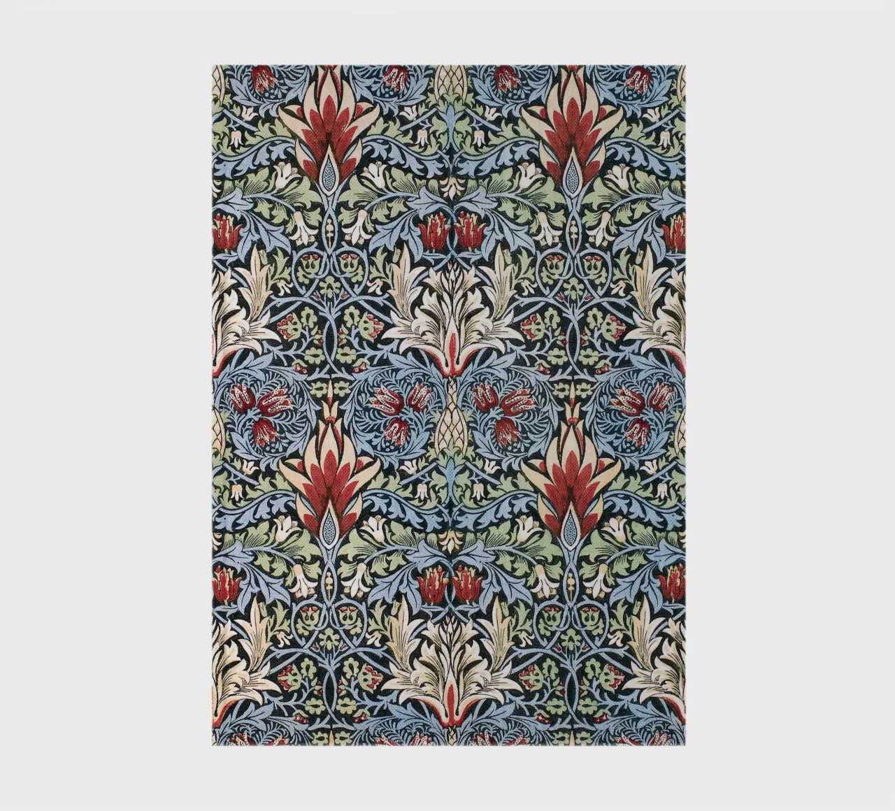 William Morris Pattern - Snakeshead notebook by apoloprints