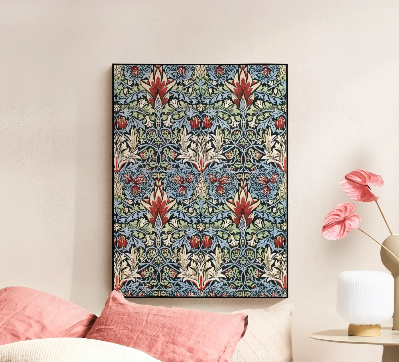 William Morris Pattern - Snakeshead Acryl-Glas von Apolo Prints