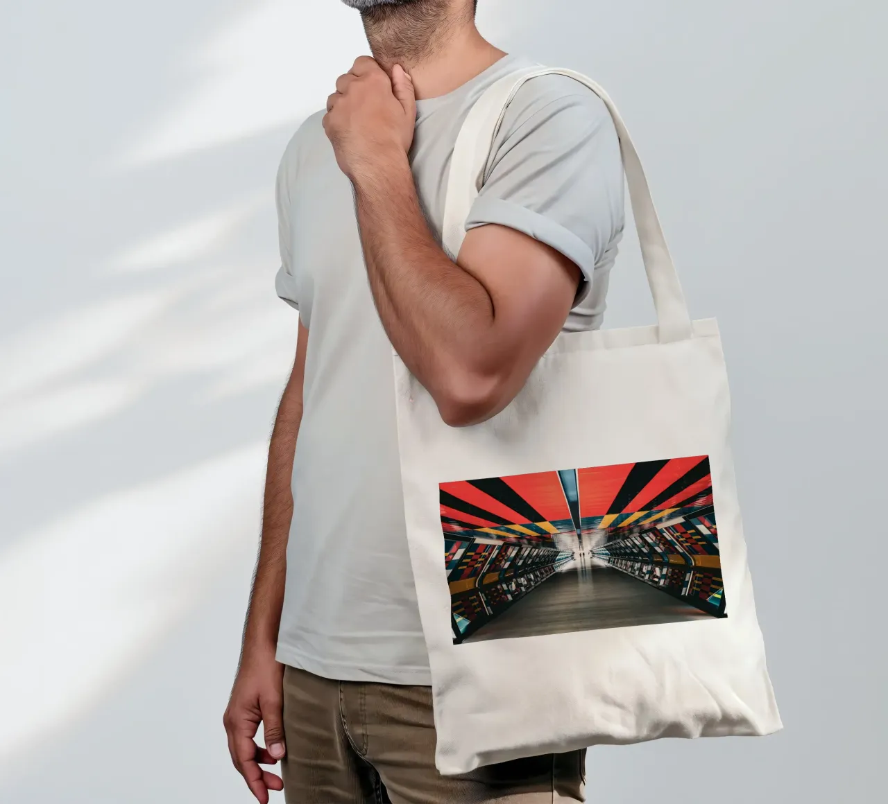 Timetunnel borsa in juta da Flo Klein