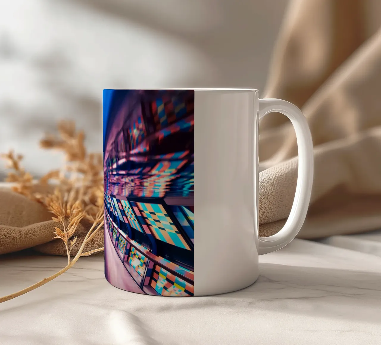 Timetunnel 2.0 tazza in ceramica da Flo Klein
