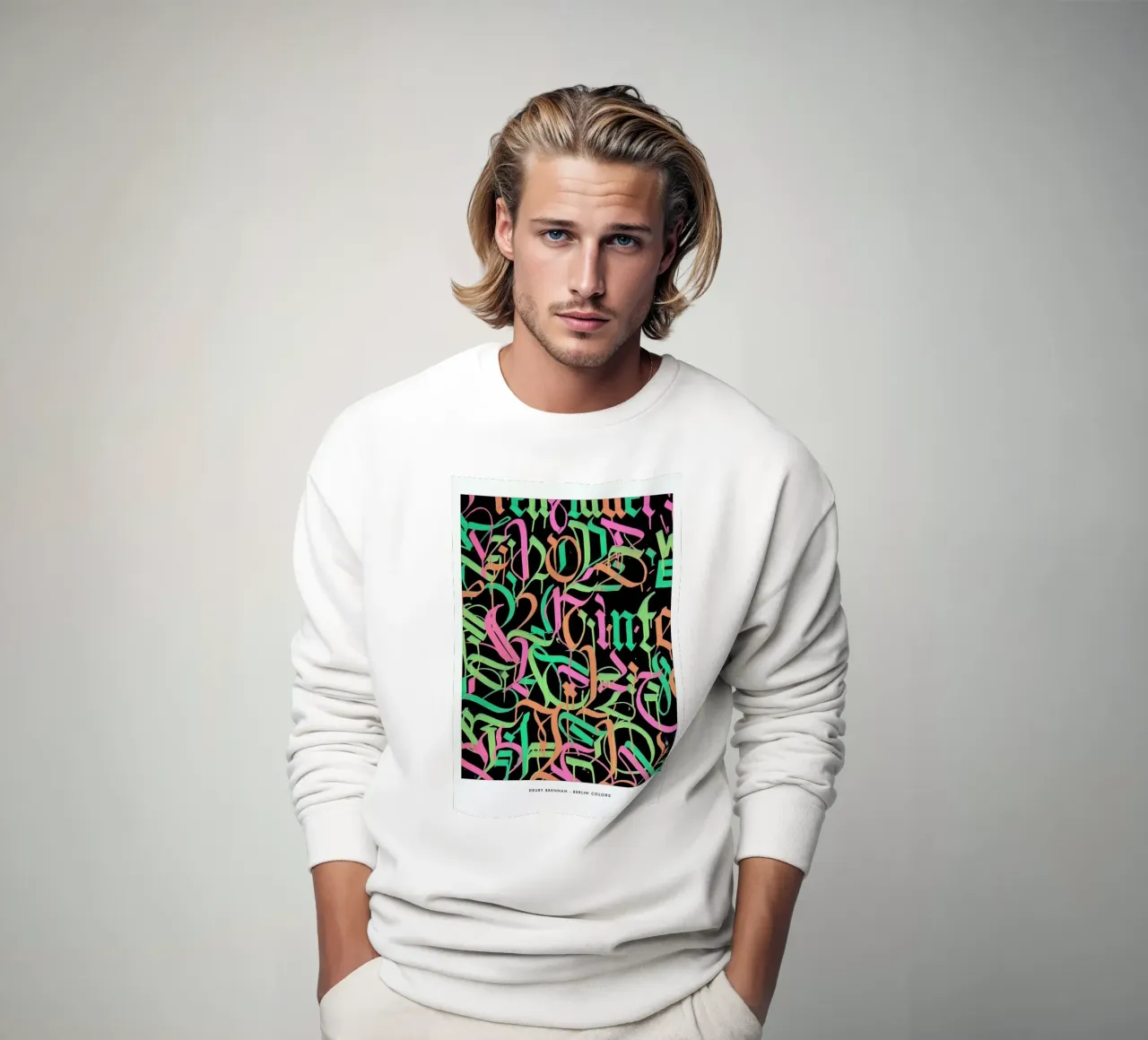Berlin Colour Sweatshirt von Drury Brennan