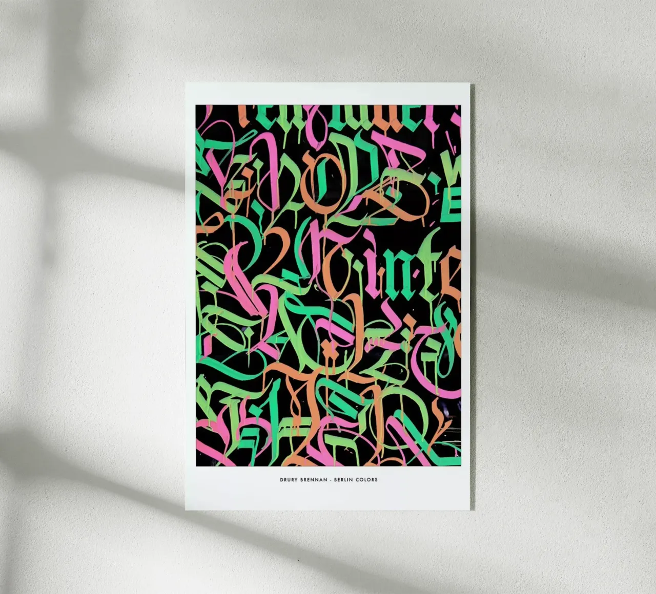 Berlin Colour plexiglass da Drury Brennan