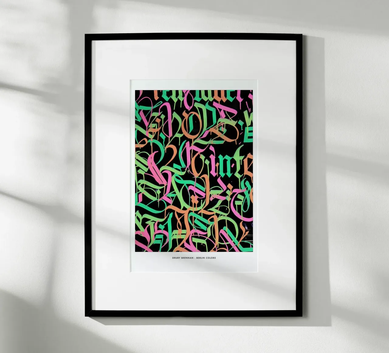 Berlin Colour poster da Drury Brennan