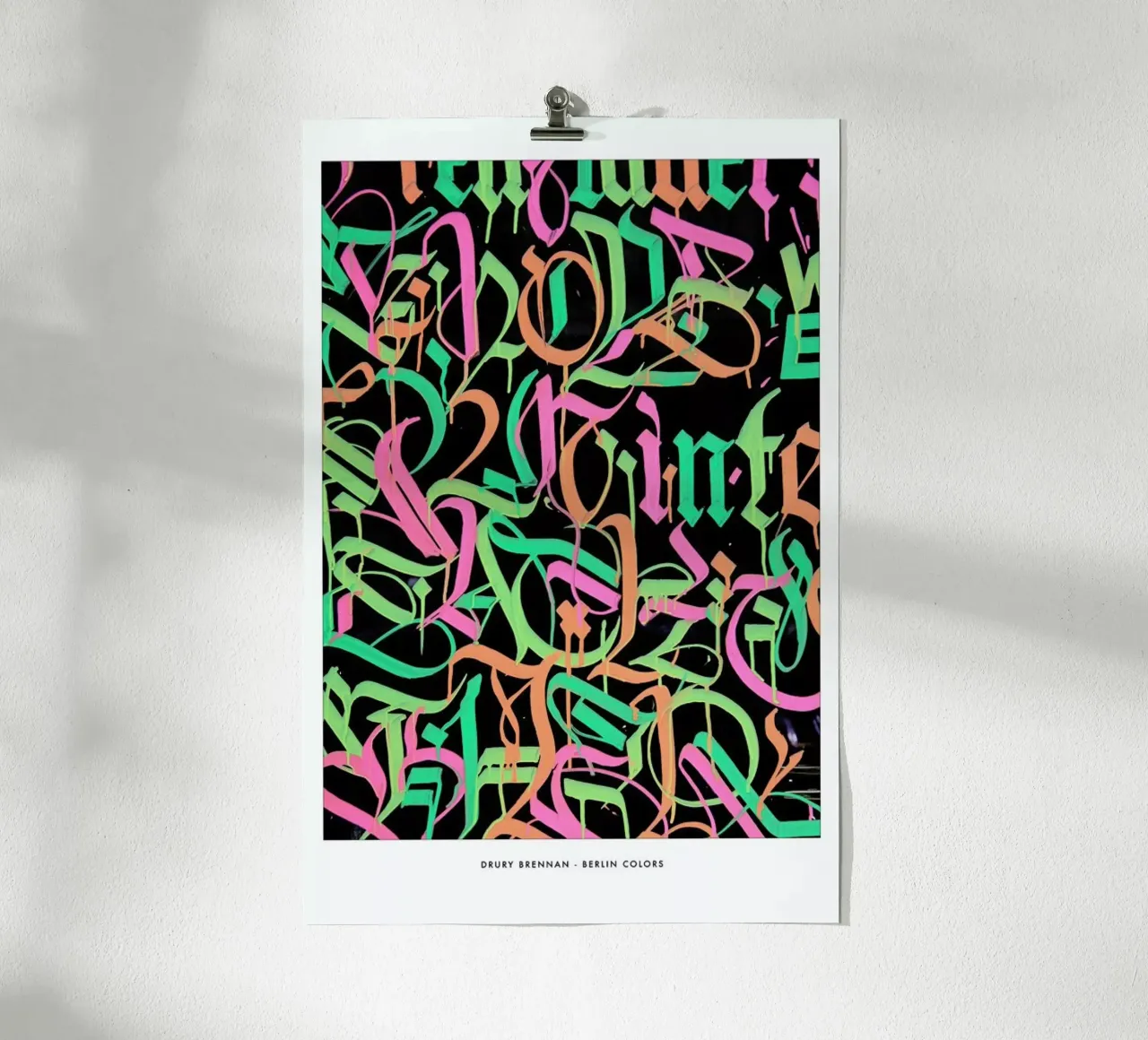 Berlin Colour poster da Drury Brennan