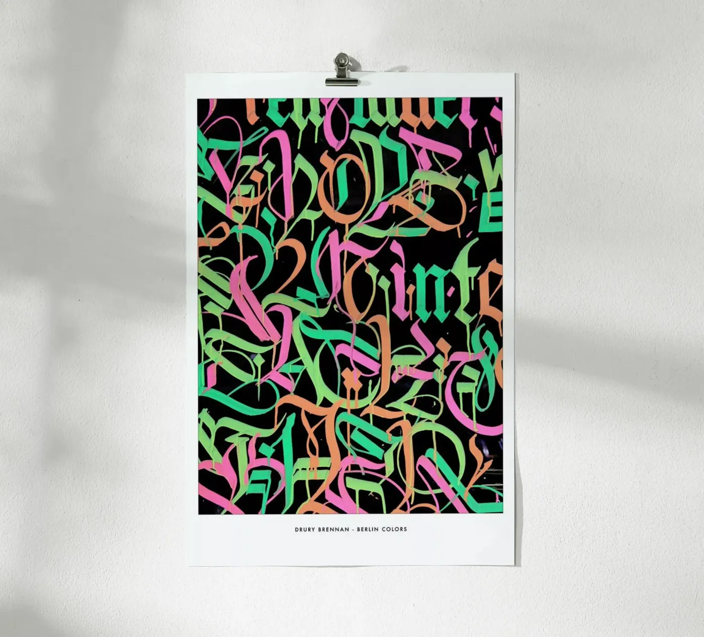 Berlin Colour poster da Drury Brennan