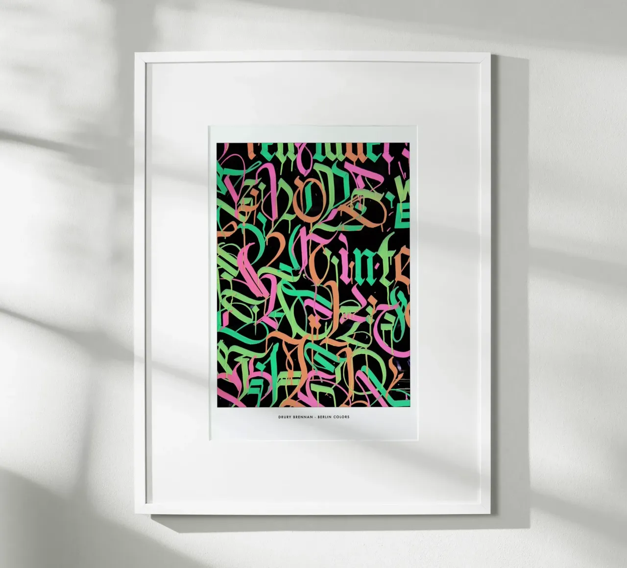 Berlin Colour poster da Drury Brennan