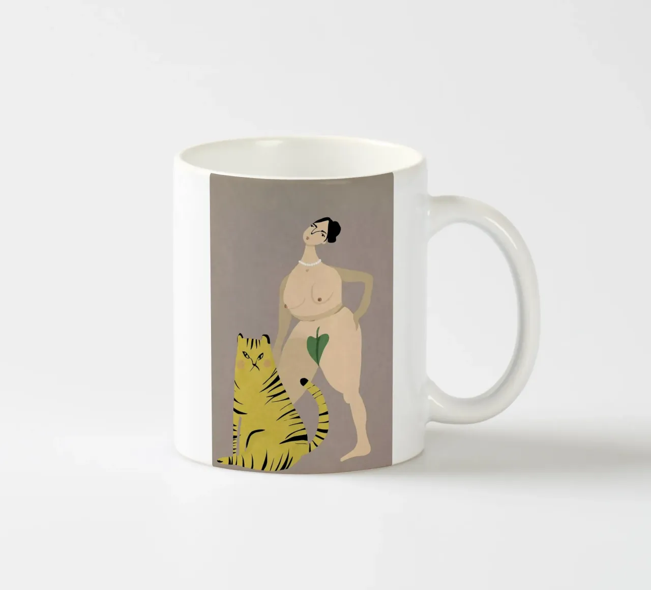 Tigress tazza in ceramica da Amalia Restrepo