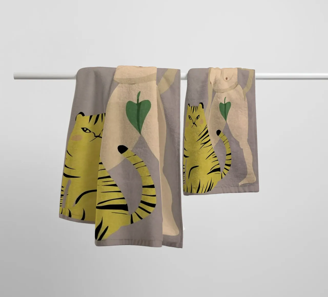 Tigress asciugamano da bagno da Amalia Restrepo