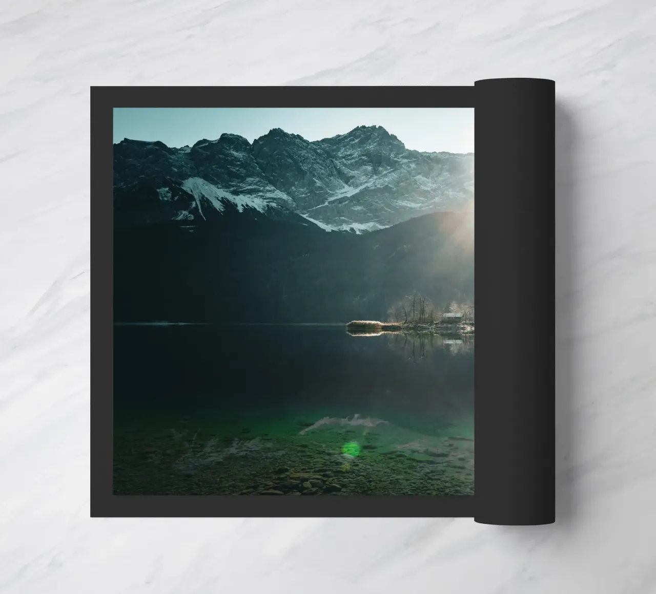 Eibsee doormat by Flo Klein