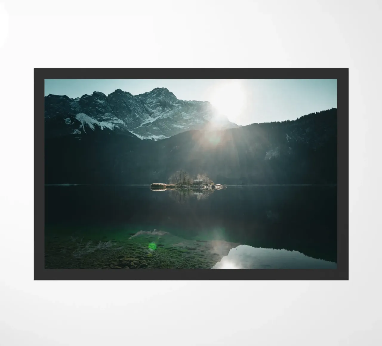 Eibsee doormat by Flo Klein