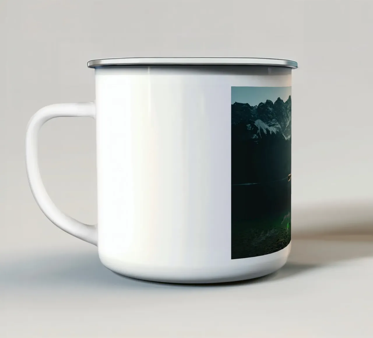 Eibsee tazza in smalto da Flo Klein