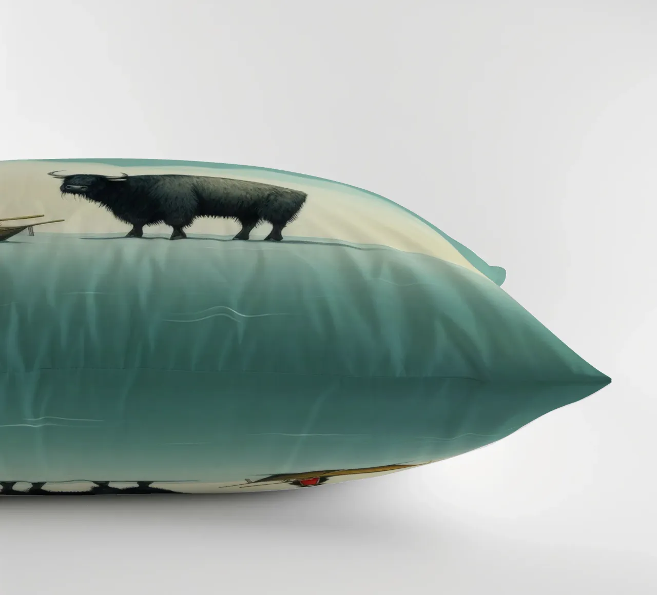 Minimo Yak 2 cuscino da Minimal Animal Art