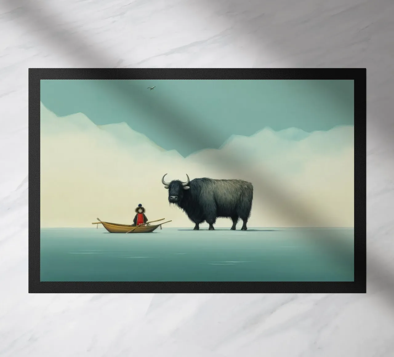 Yak minimo zerbino da Minimal Animal Art