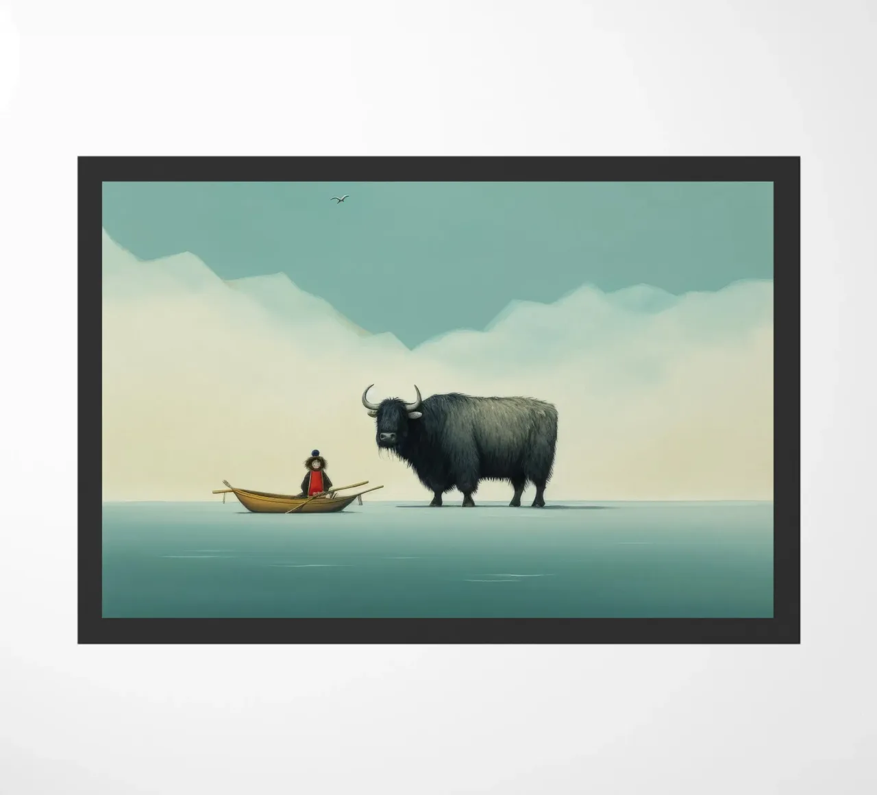 Yak minimo zerbino da Minimal Animal Art