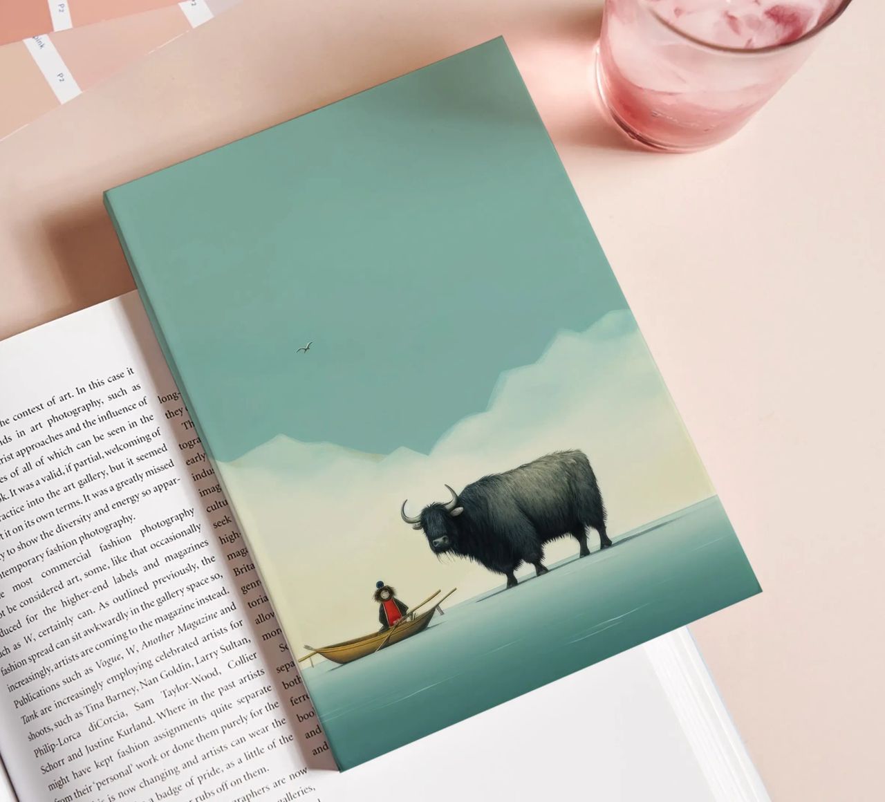 Minimum Yak 2 notebook by Minimal Animal Art