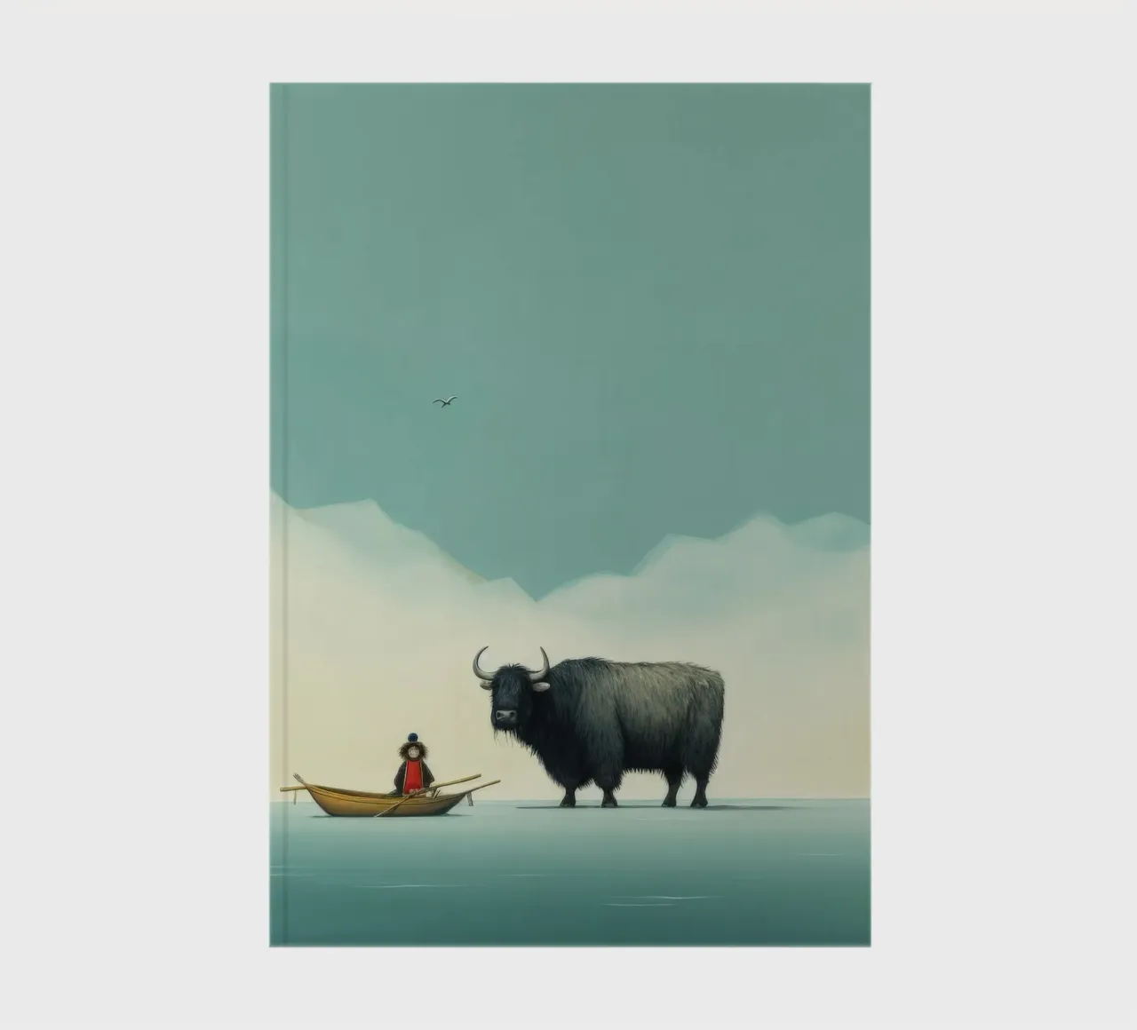 Minimum Yak 2 carnet de notes de Minimal Animal Art