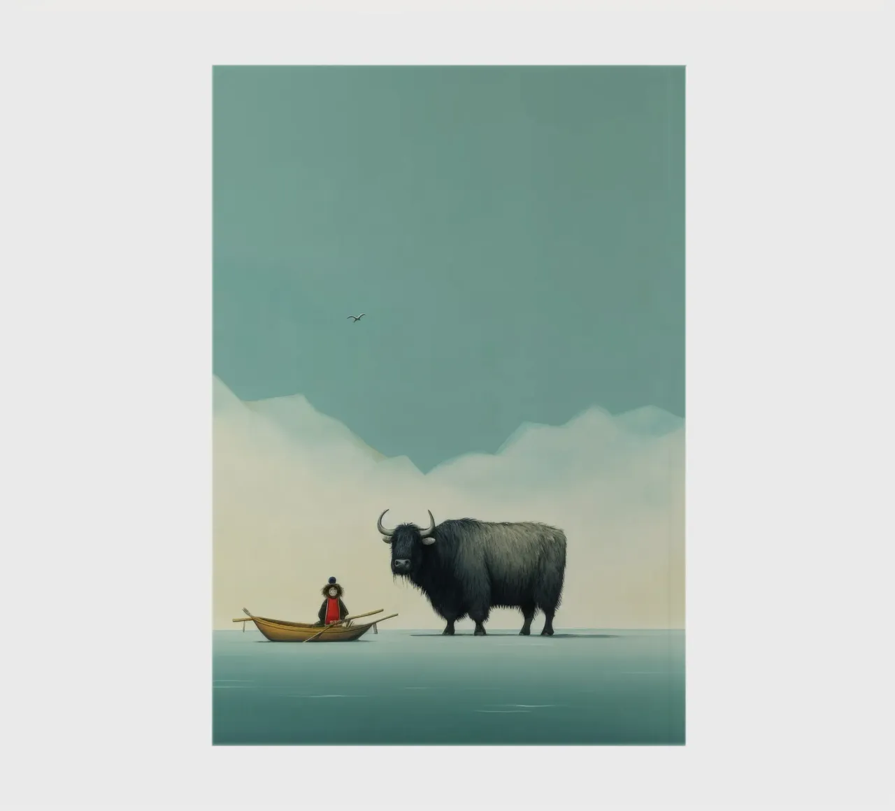 Minimum Yak 2 carnet de notes de Minimal Animal Art