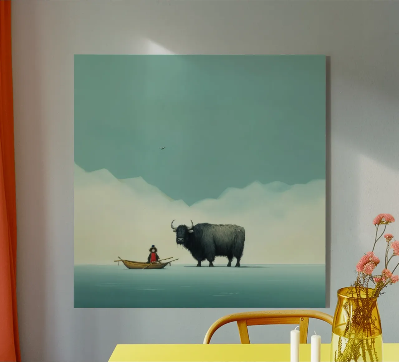 Minimo Yak 2 plexiglass da Minimal Animal Art