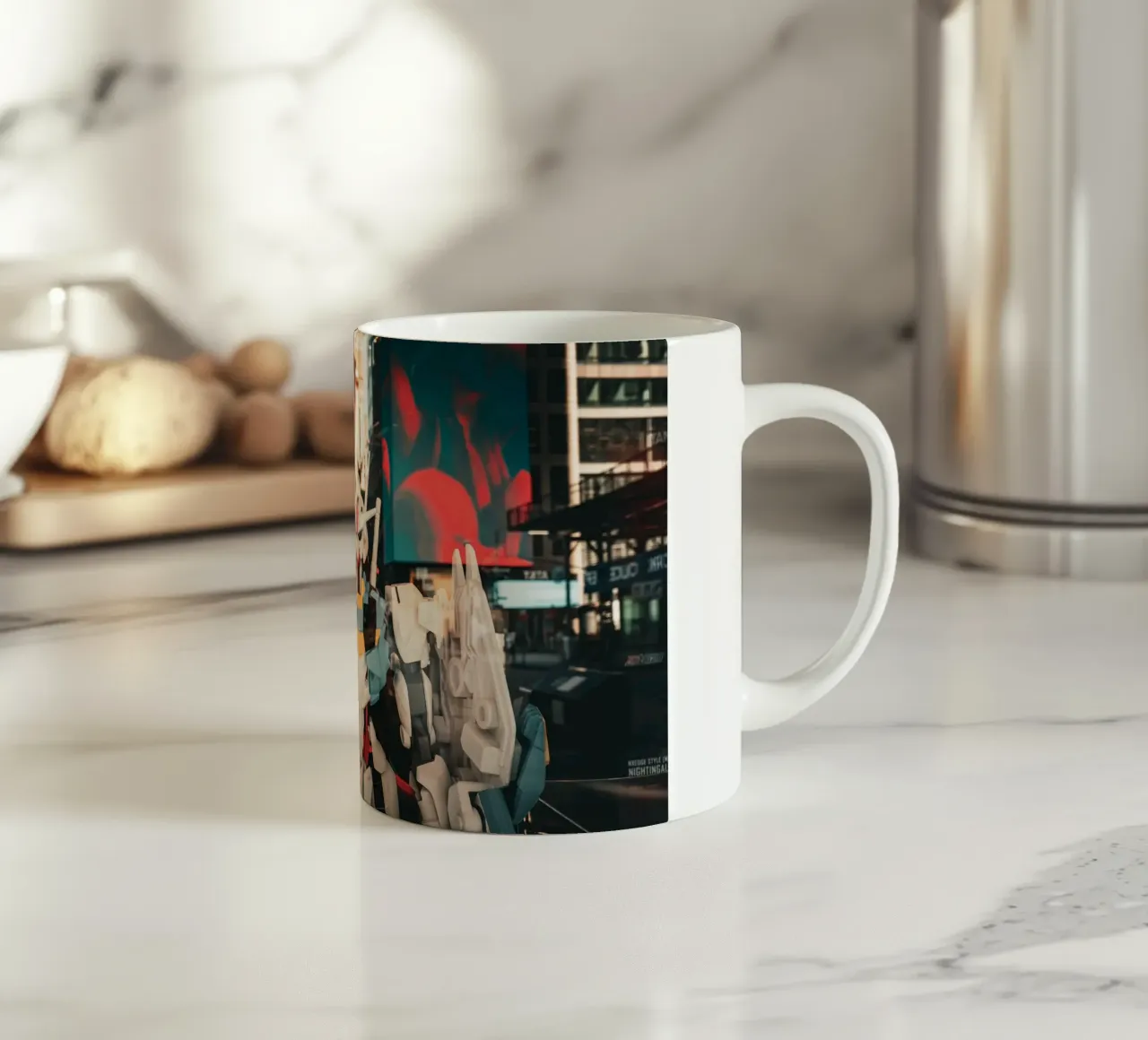 New York Robo tazza in ceramica da Flo Klein