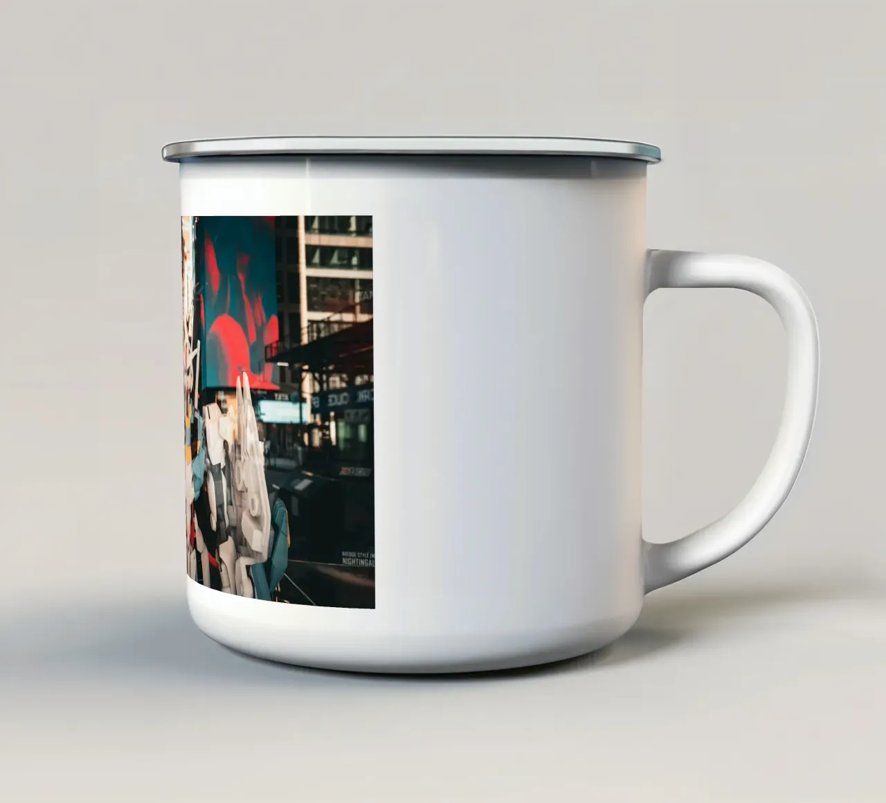 New York Robo tazza in smalto da Flo Klein