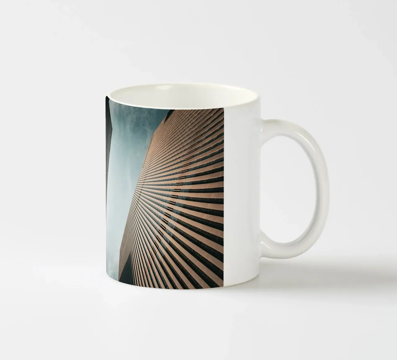New York tazza in ceramica da Flo Klein