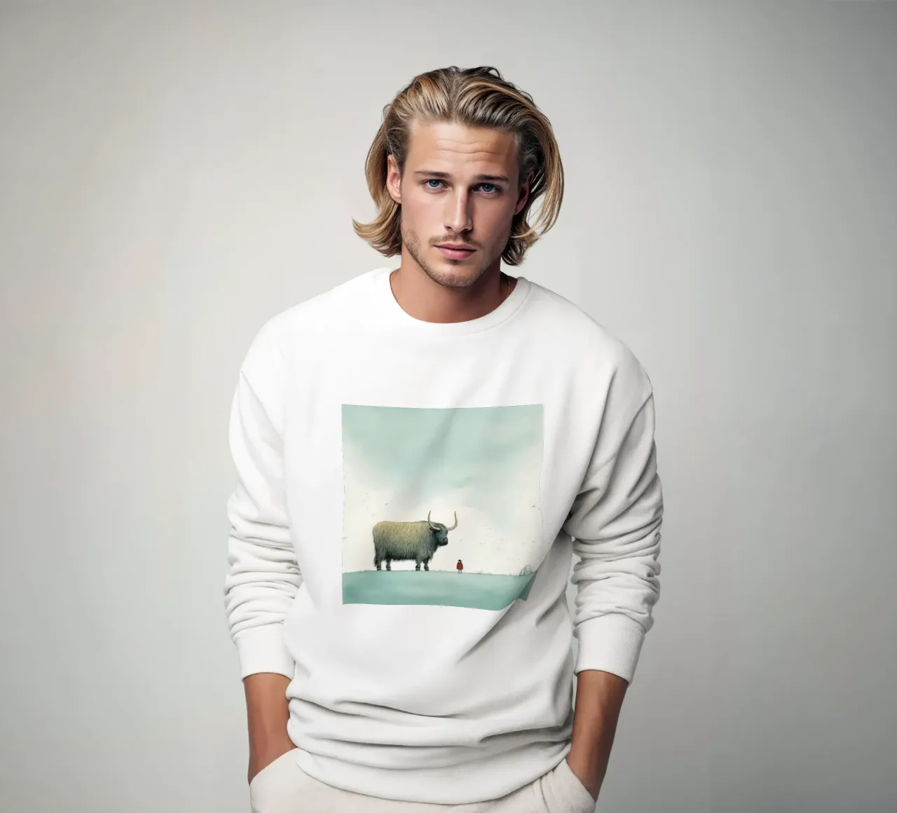 Minimum Yak 3 sweat de Minimal Animal Art