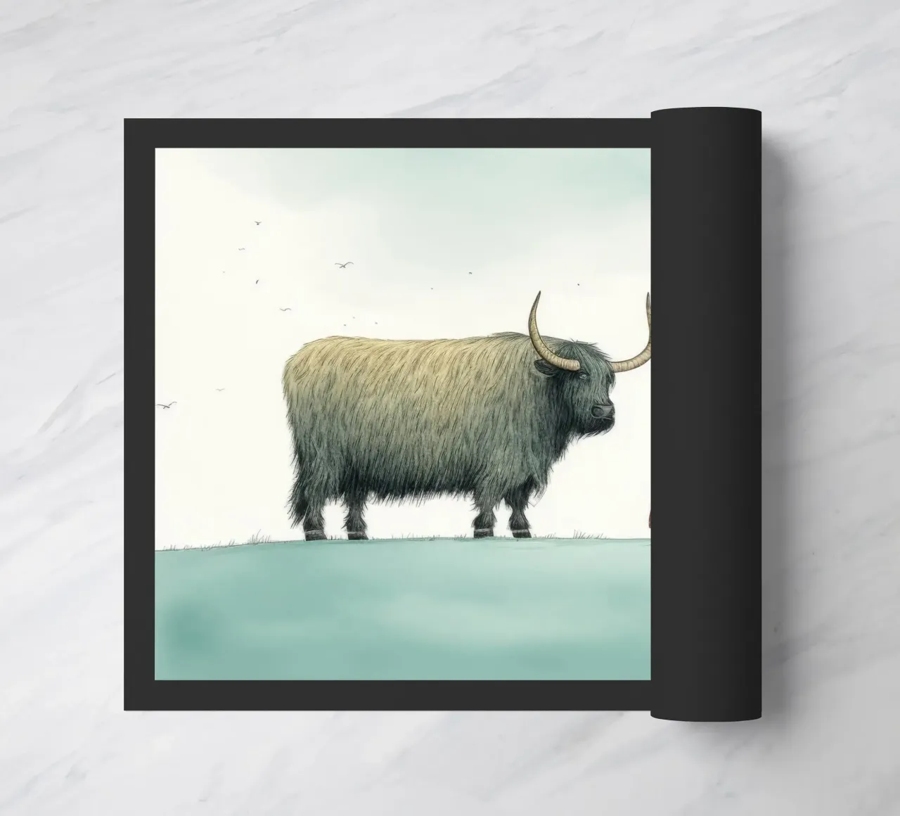 Yak minimo zerbino da Minimal Animal Art