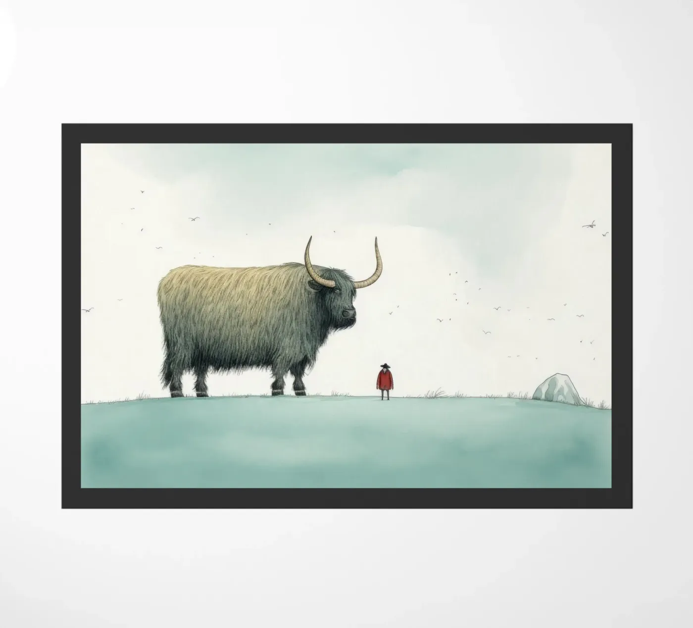 Minimal Yak zerbino da Minimal Animal Art
