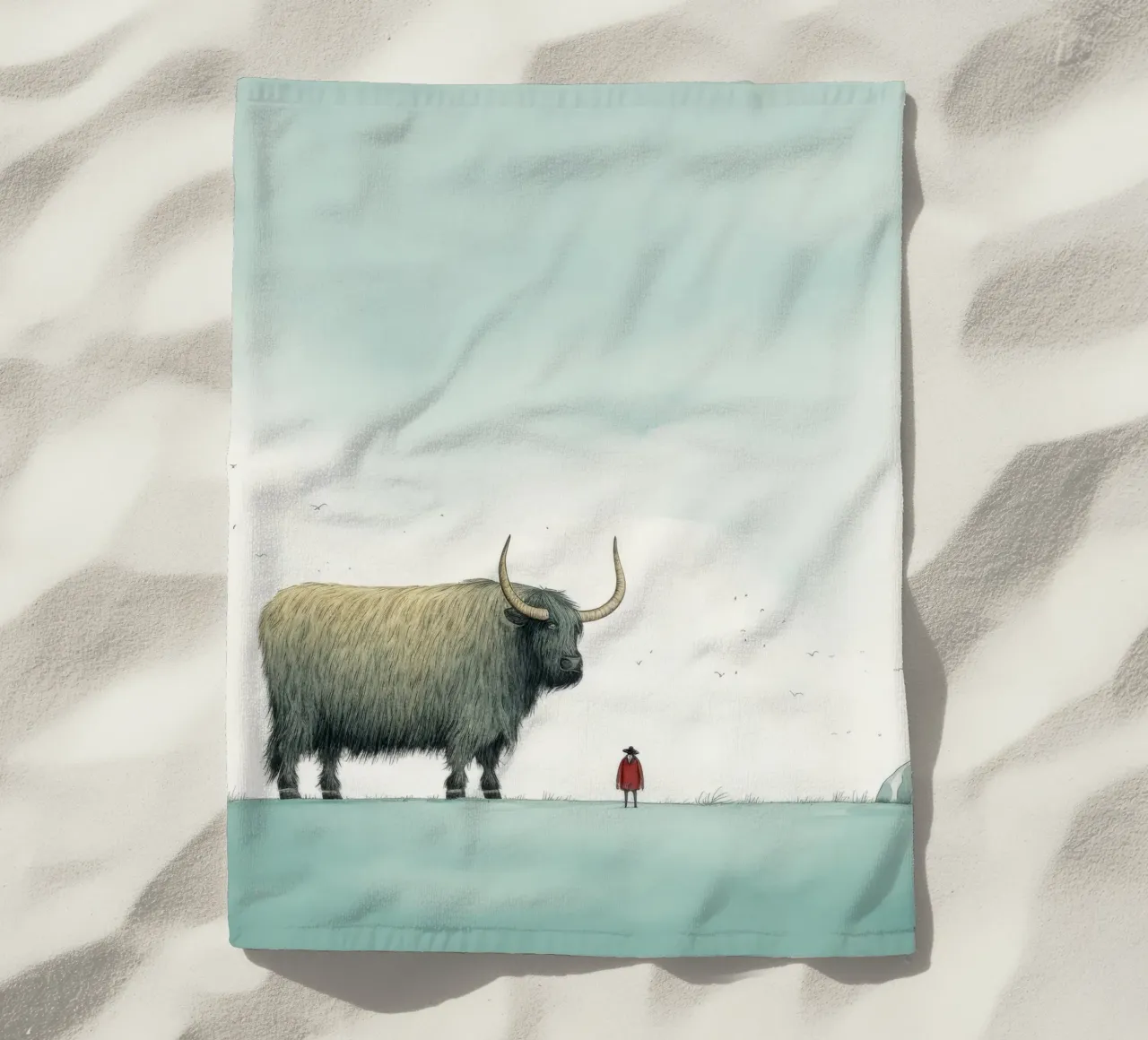 Minimo Yak 3 telo mare da Minimal Animal Art