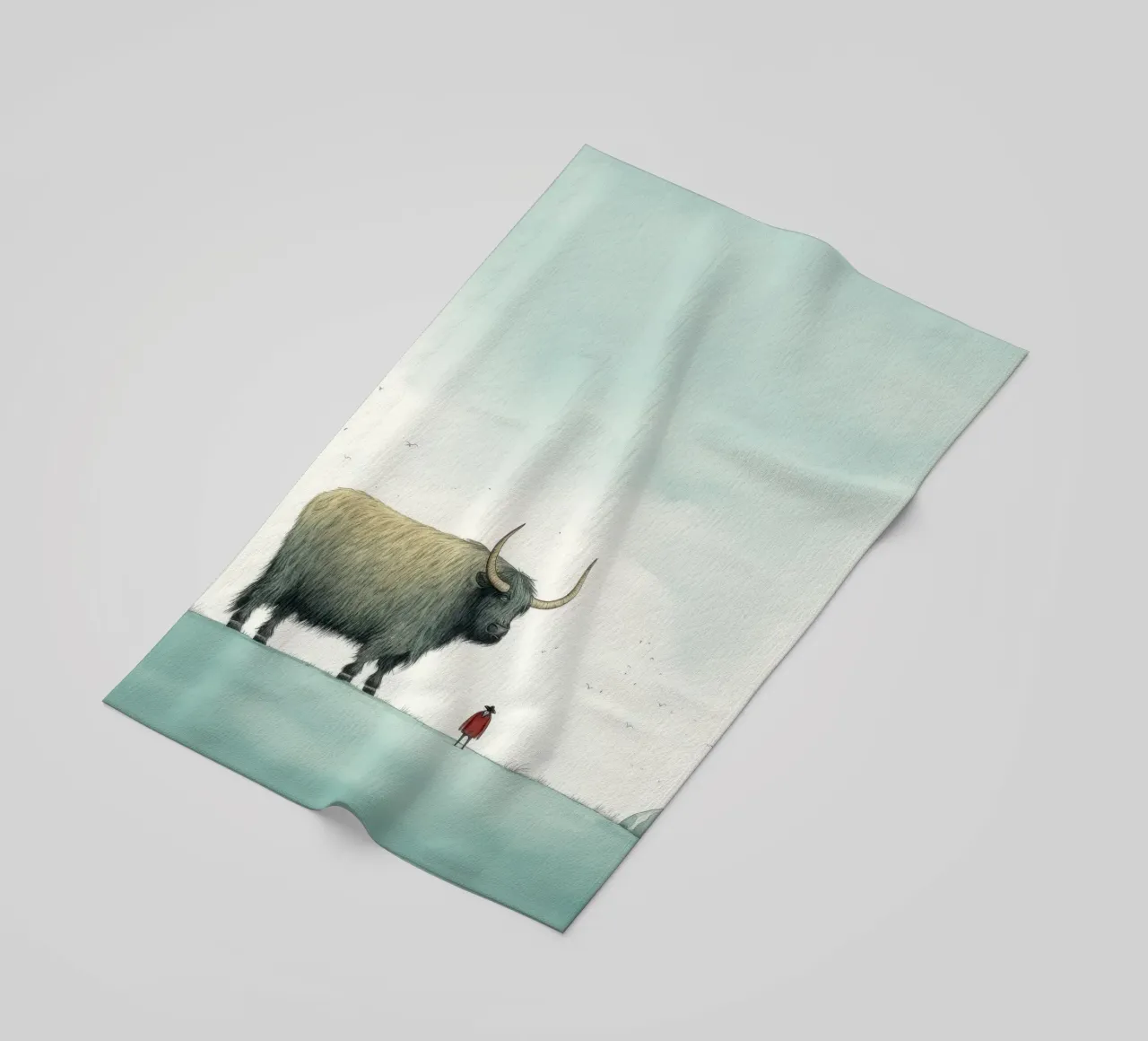 Minimo Yak 3 telo mare da Minimal Animal Art