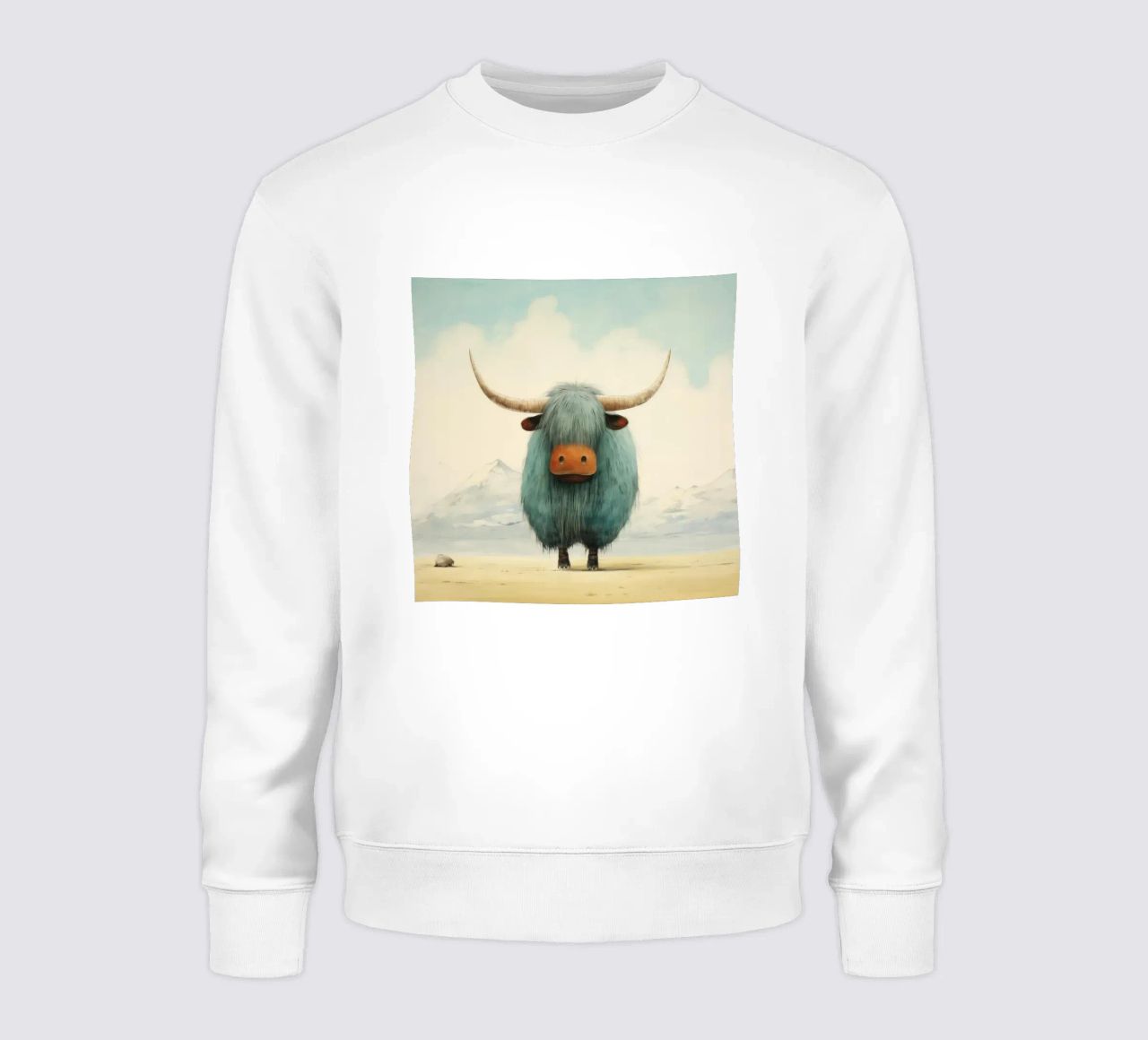 Minimo Yak 4 felpa da Minimal Animal Art