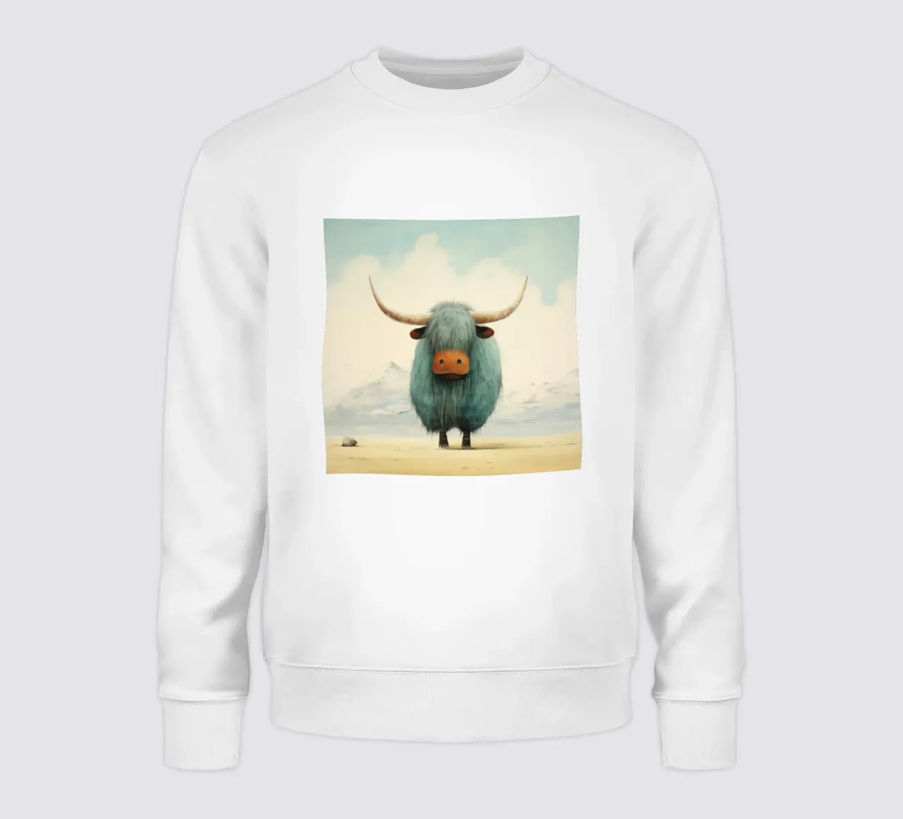 Minimo Yak 4 felpa da Minimal Animal Art