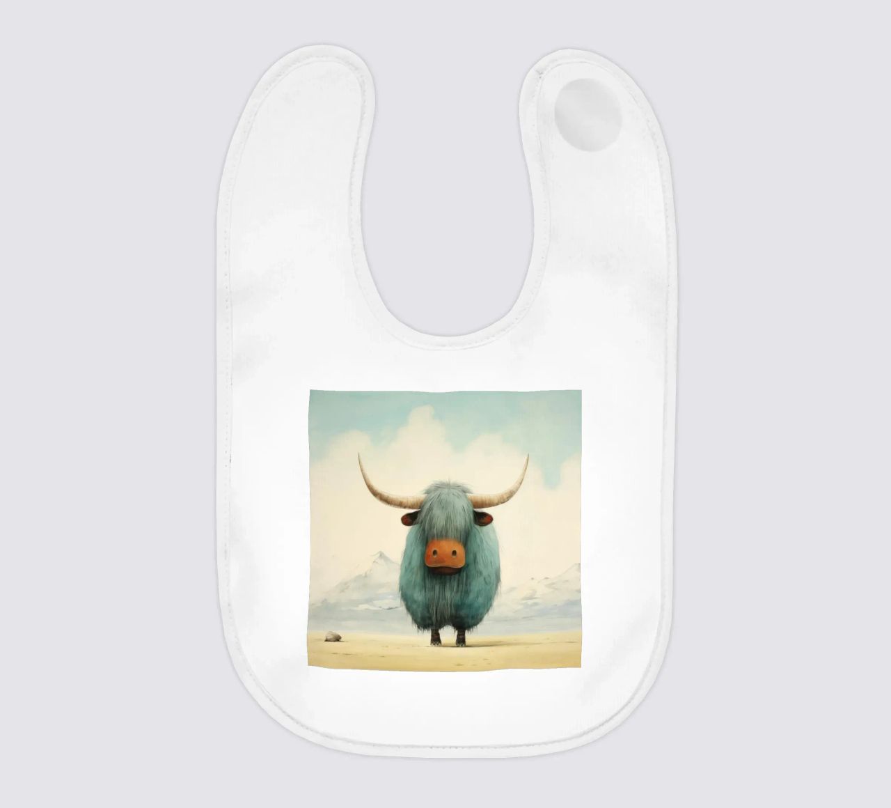 Minimo Yak 4 bavaglino da Minimal Animal Art