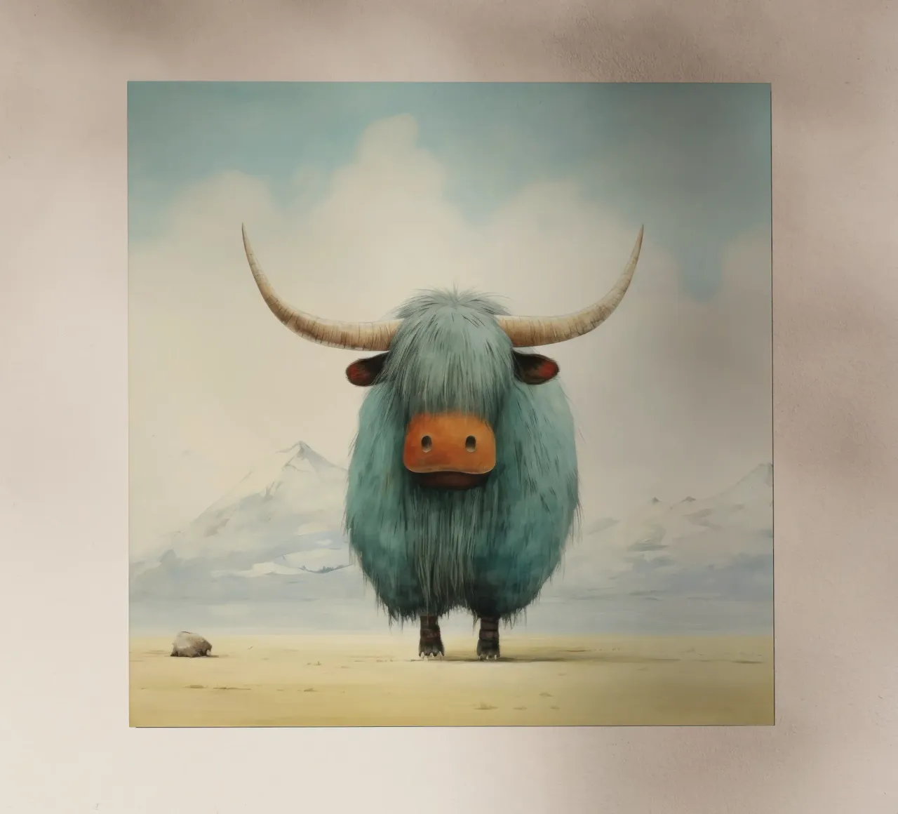 Minimo Yak 4 pellicola backlit da Minimal Animal Art