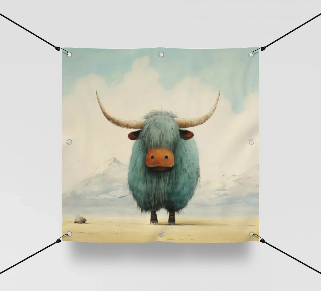 Minimo Yak 4 telo in pvc da Minimal Animal Art