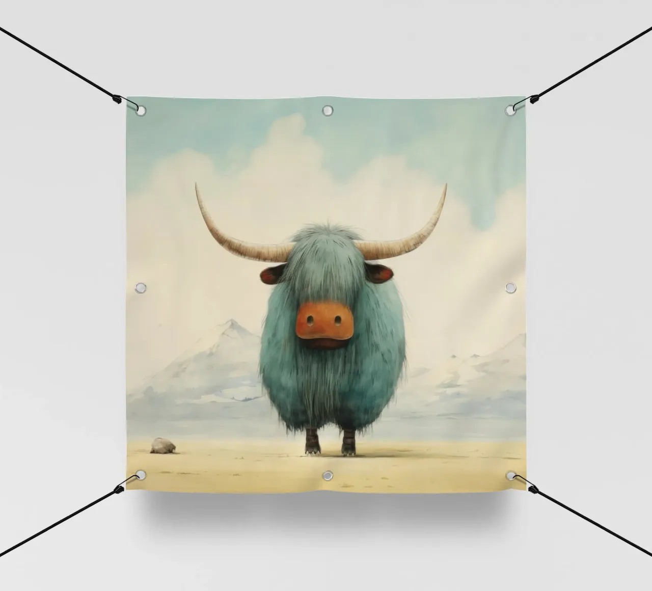 Minimo Yak 4 telo in pvc da Minimal Animal Art
