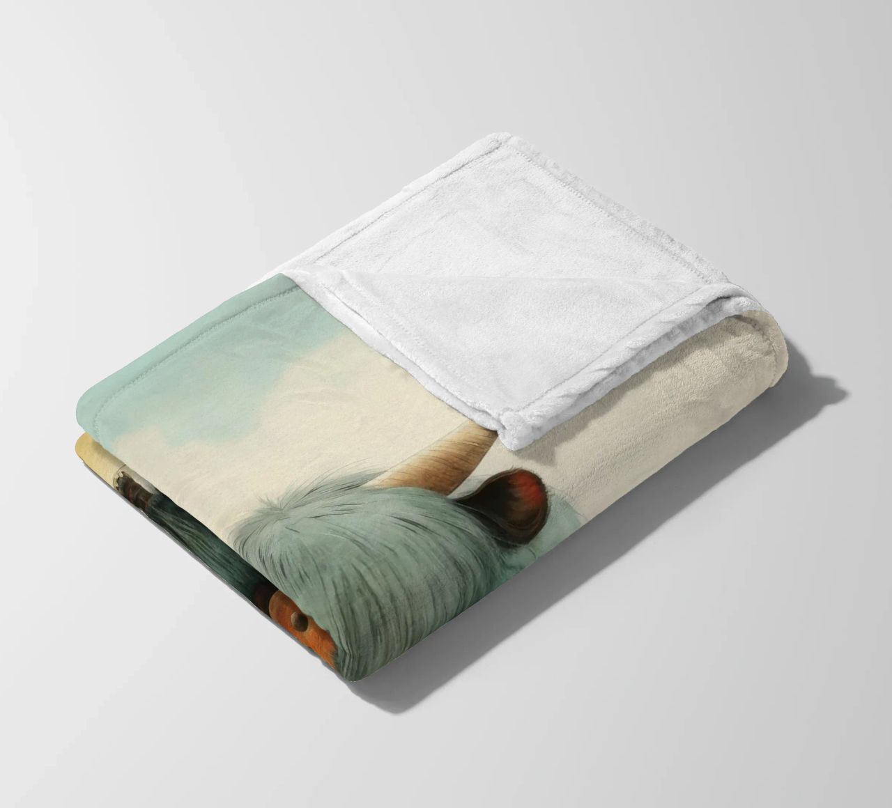 Minimo Yak 4 coperta in pile da Minimal Animal Art
