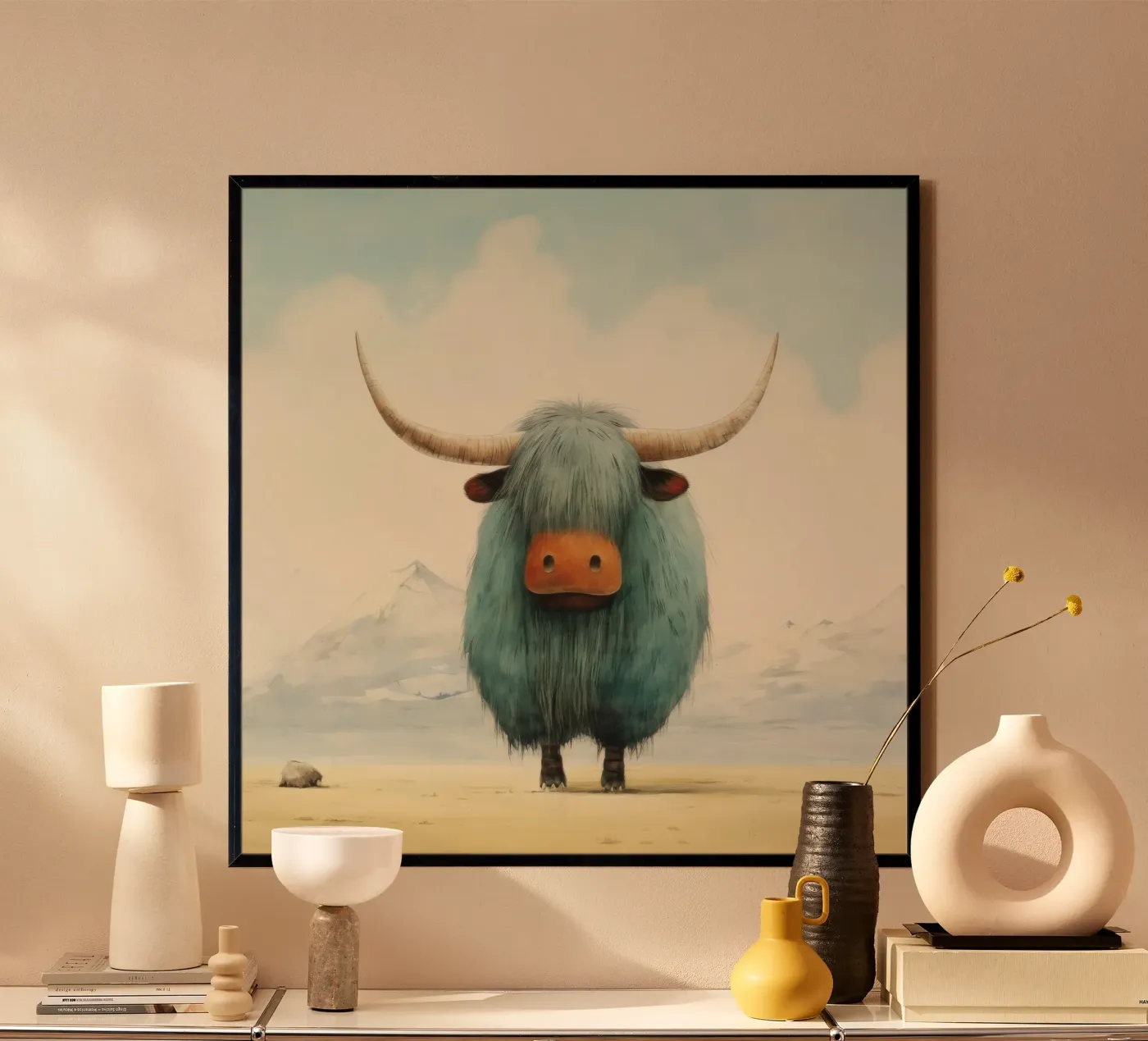 Minimale jak poster van Minimal Animal Art