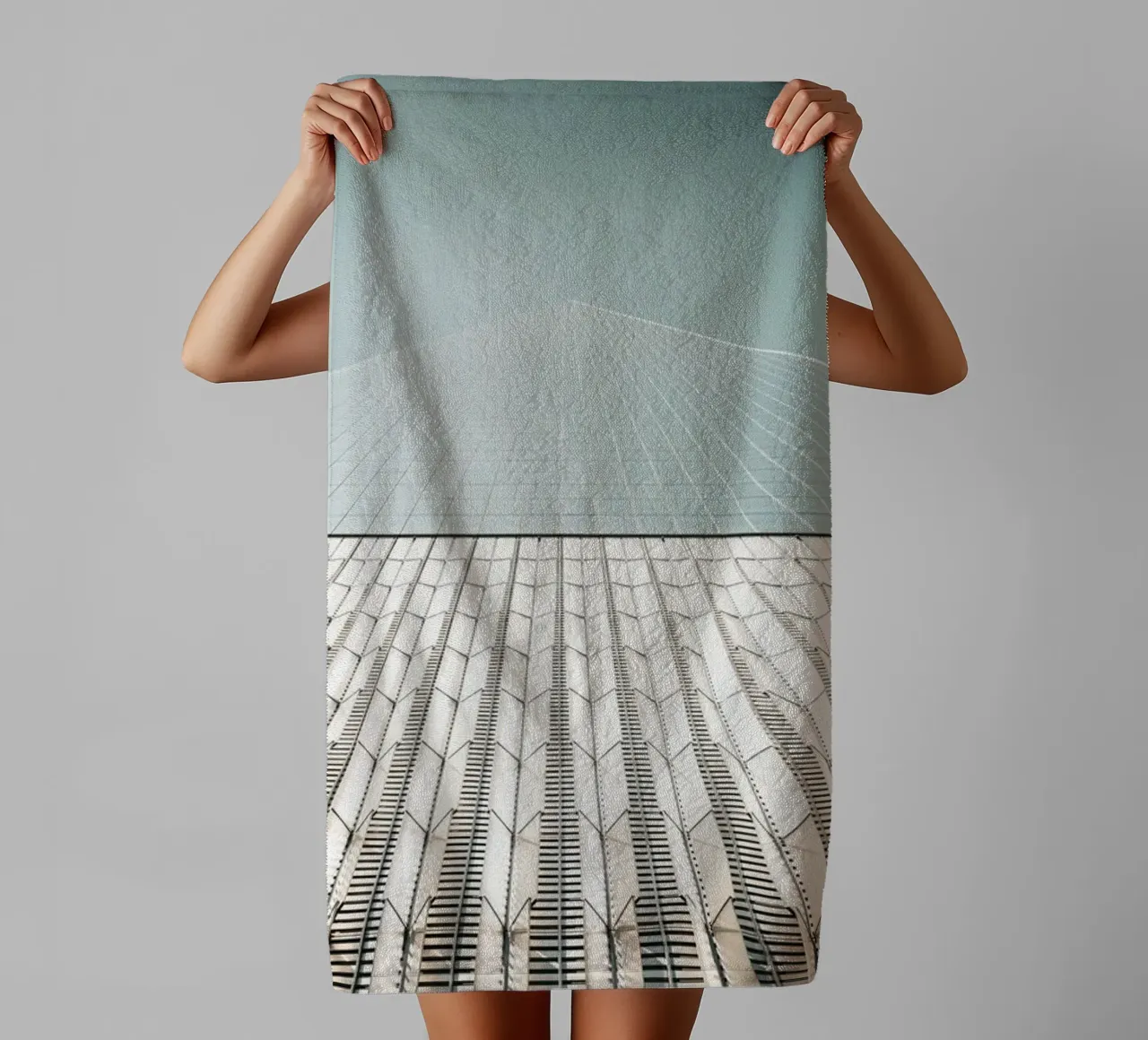 Ground Zero one towel by Flo Klein