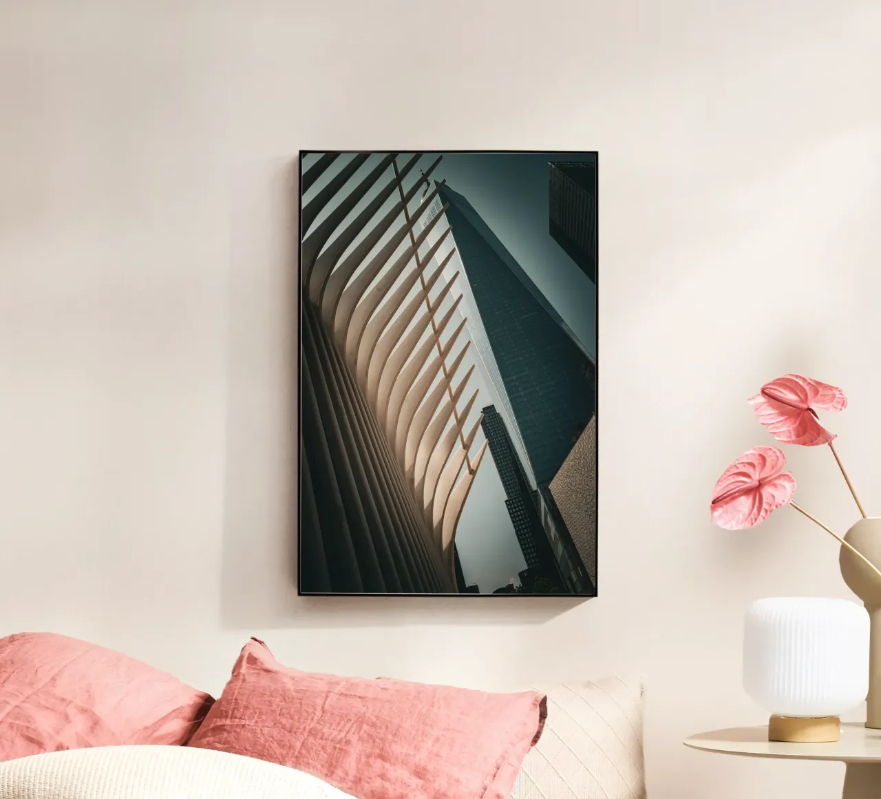 Okulus New York acrylic glass by Flo Klein