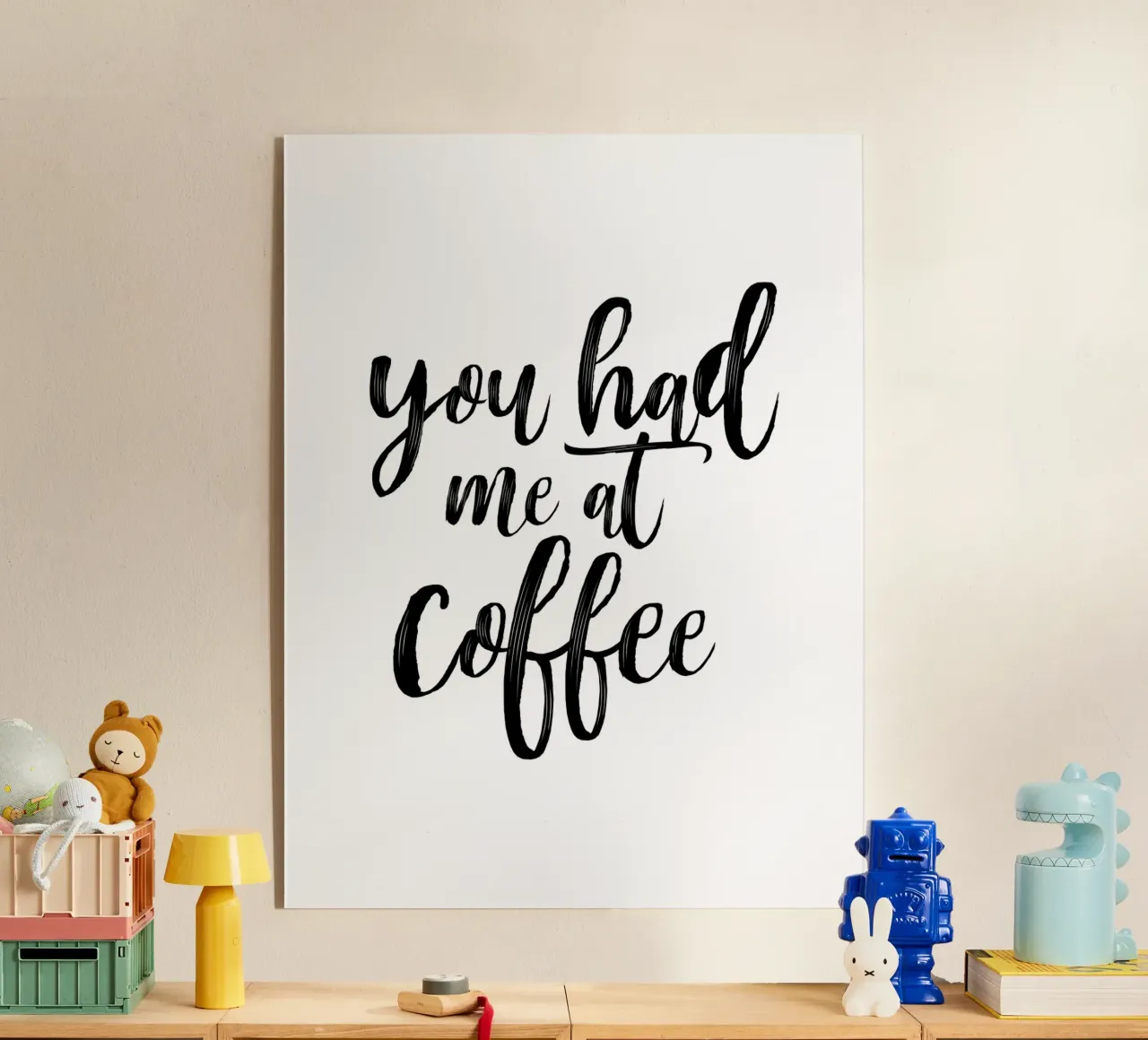 Mi hai convinto con il caffè - Citazione plexiglass da Peaches Art Prints
