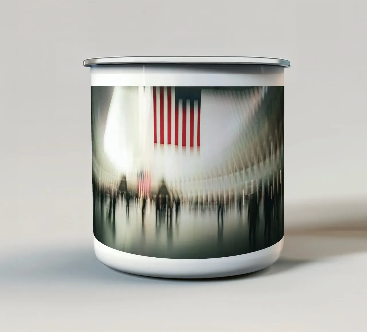 New York Okulus tazza in smalto da Flo Klein