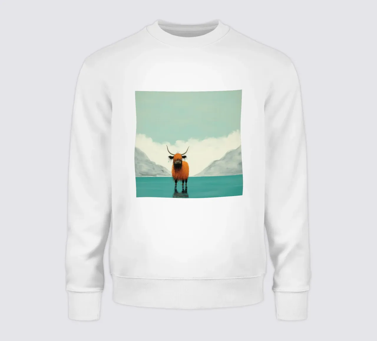 Minimo Yak 1 felpa da Minimal Animal Art