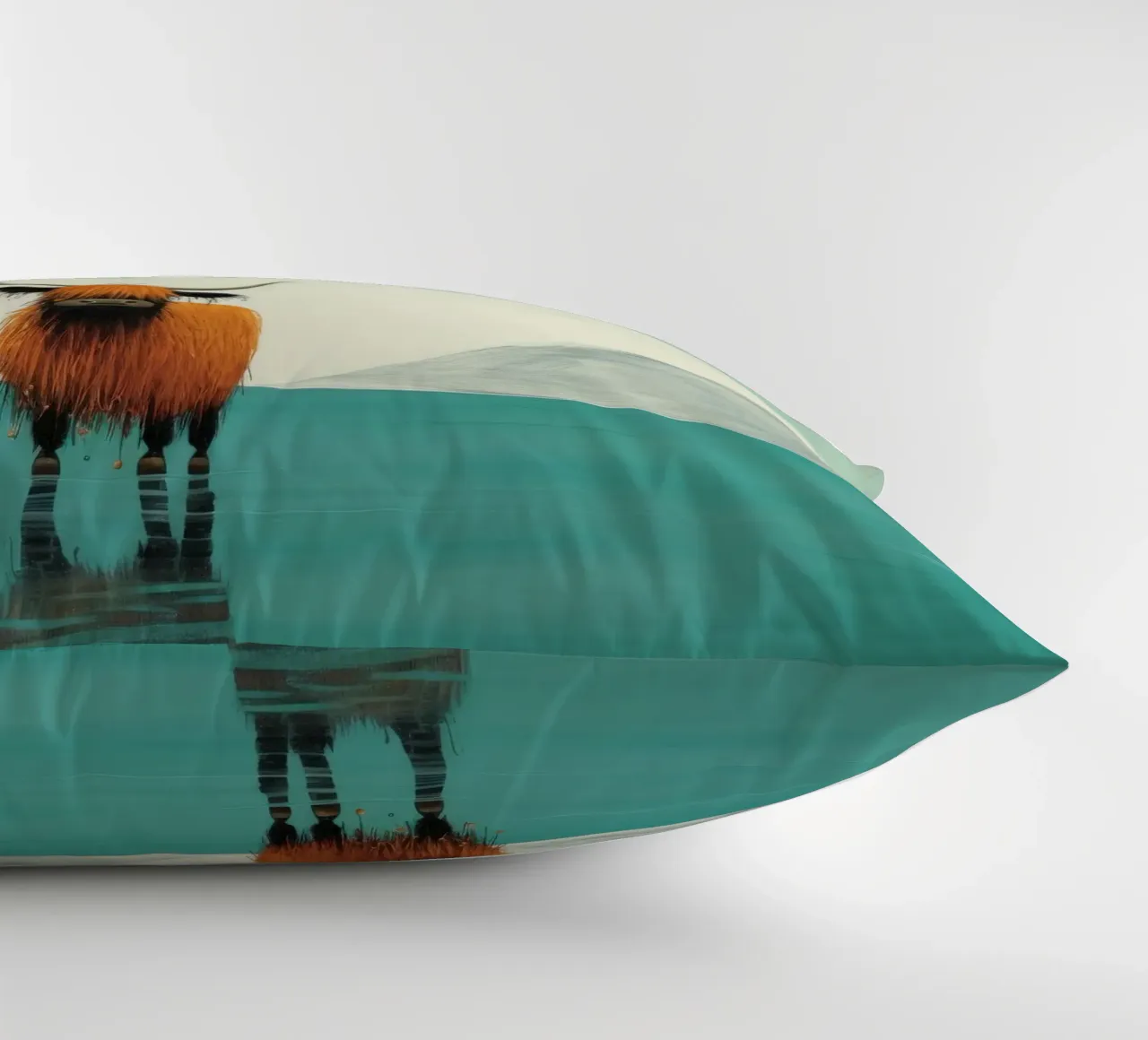 Minimo Yak 1 cuscino da Minimal Animal Art