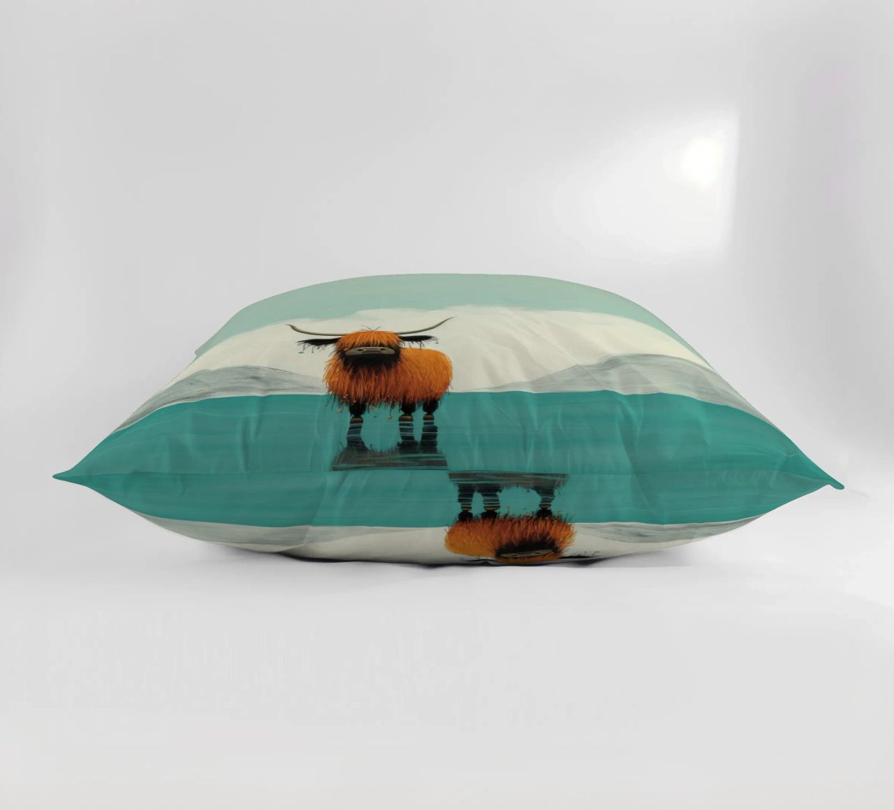 Minimo Yak 1 cuscino da Minimal Animal Art