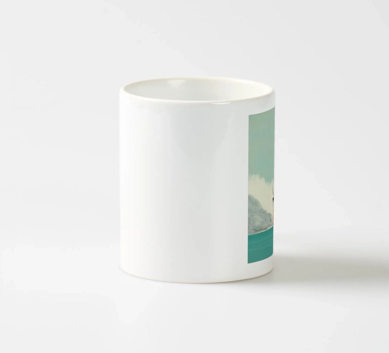 Minimo Yak 1 tazza in ceramica da Minimal Animal Art