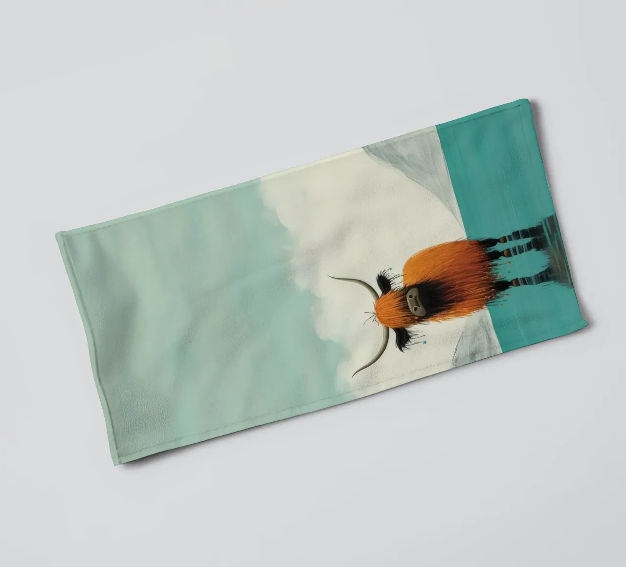 Minimo Yak 1 asciugamano da bagno da Minimal Animal Art