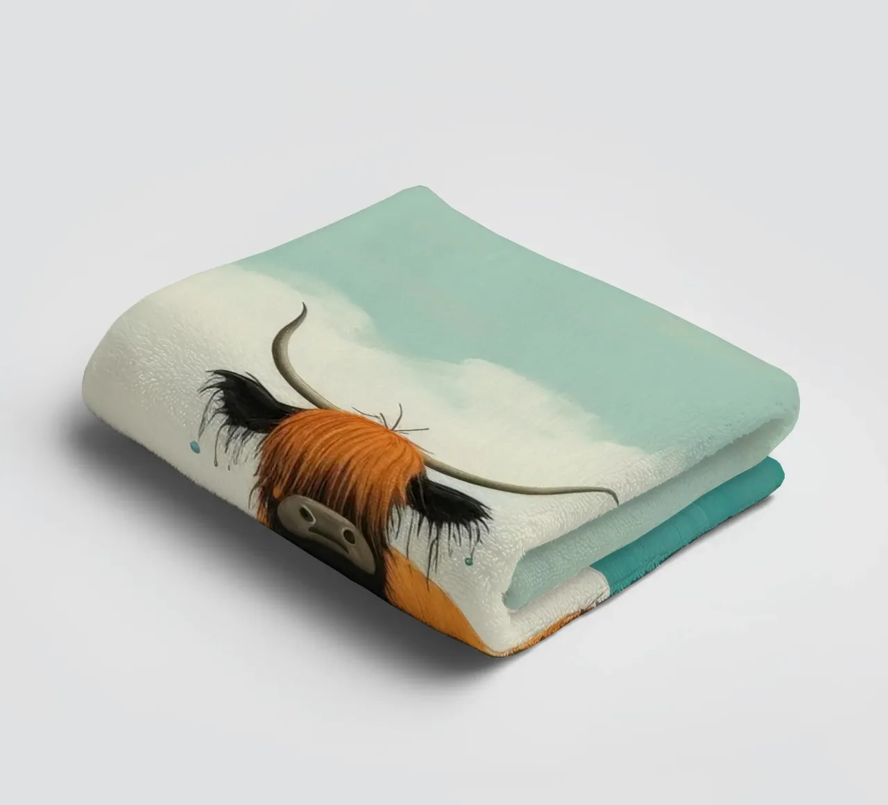 Minimo Yak 1 asciugamano da bagno da Minimal Animal Art