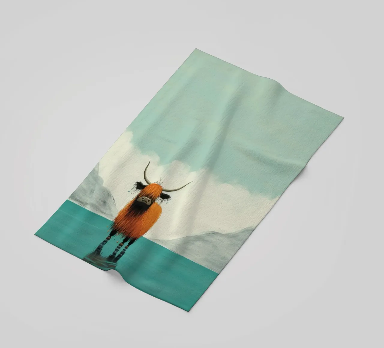 Minimo Yak 1 telo mare da Minimal Animal Art
